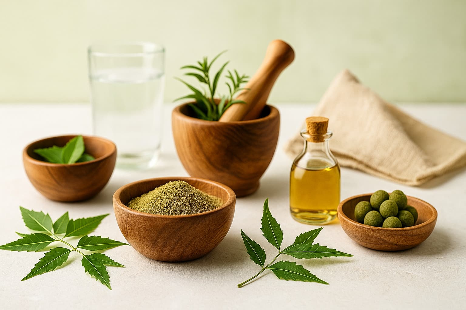 Natural herbs and Ayurvedic wellness products
